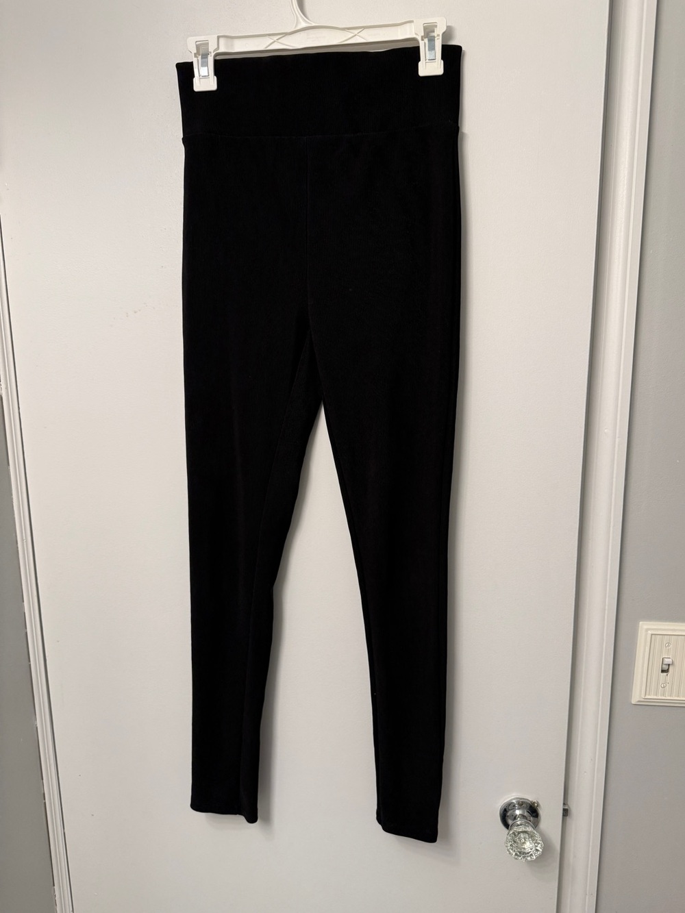 Zara Black Ribbed Leggings